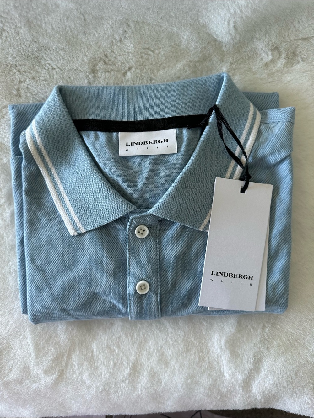 Lindbergh-  Men’s Light Blue Polo Shirt